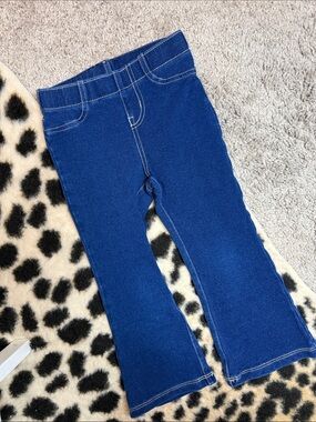 Cat & Jack Girls' Dark Blue Stretch Jeggings